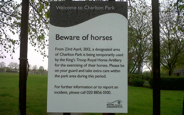 Charlton Park, 29 April 2012