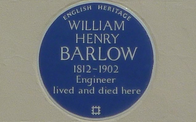 WIlliam Barlow's blue plaque