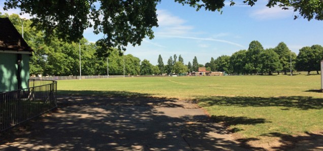 The skate park site in Charlton Park
