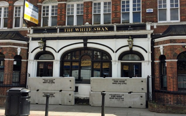 The White Swan on Thursday afternoon