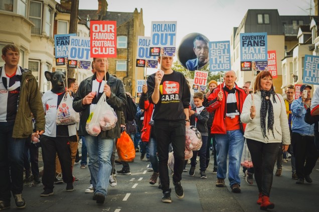 Fans United Protest - The Valley - October 2016
