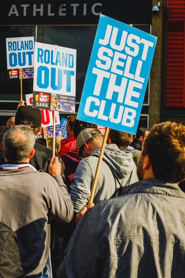 Fans United Protest - The Valley - October 2016