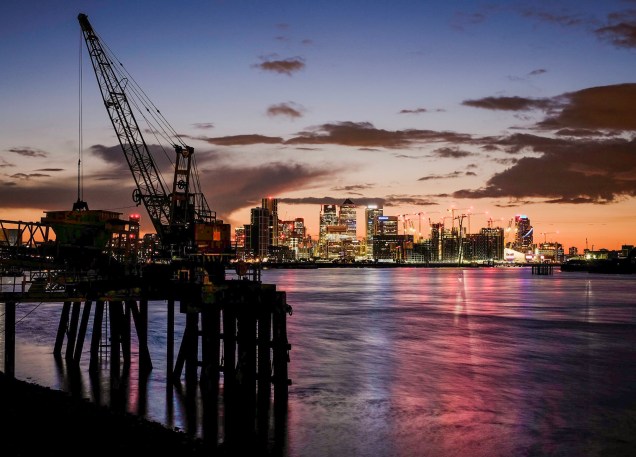 Sunset from Charlton Riverside 