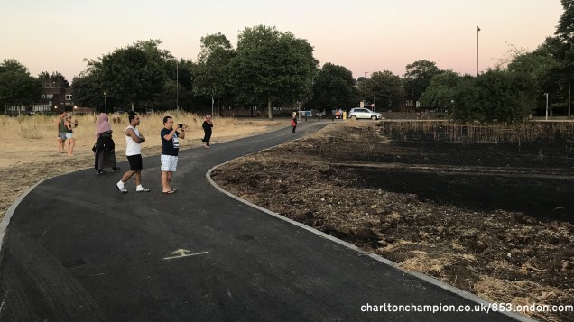 Woolwich Common fire