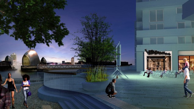 Flint Glass Wharf render