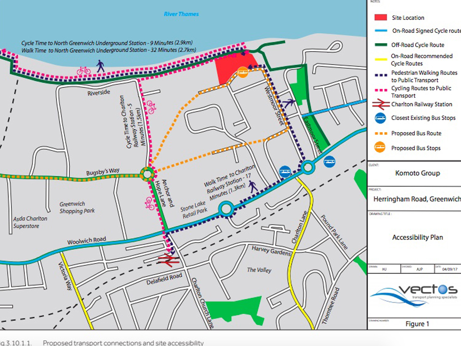 Flint Glass Wharf transport map