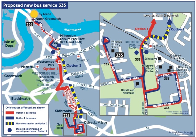 Route 335 map