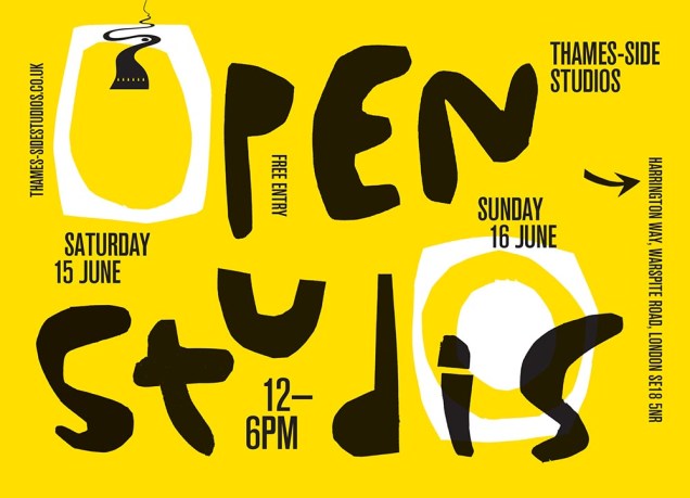 Thames-Side Studios Open Weekend Poster