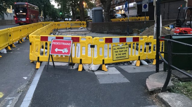 Victoria Way ramp works