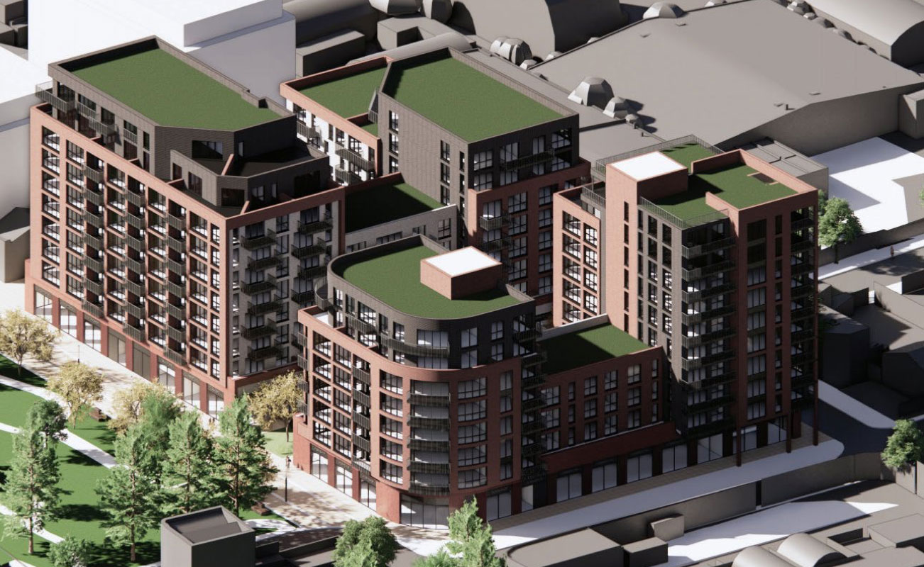 Charlton Riverside: 230 homes in 10-storey blocks planned for Eastmoor ...
