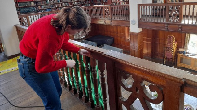 Work going on in Charlton House