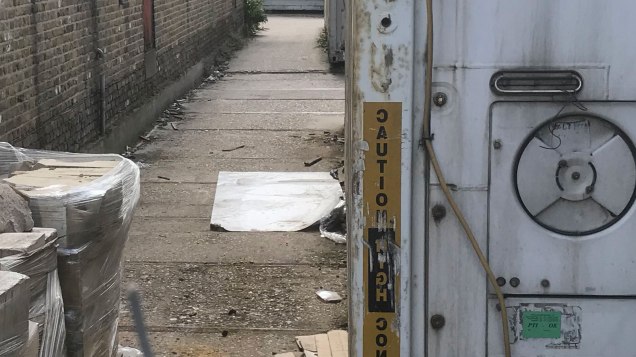 Tram tracks of Penhall Road
